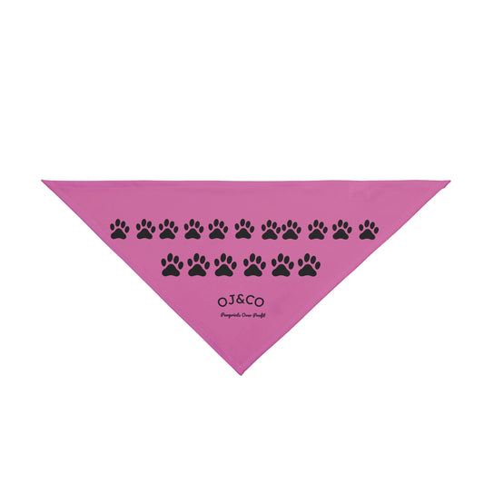 Pawprints Over Profit Pup Bandana