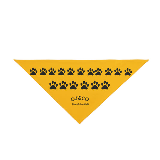 Pawprints Over Profit Pup Bandana